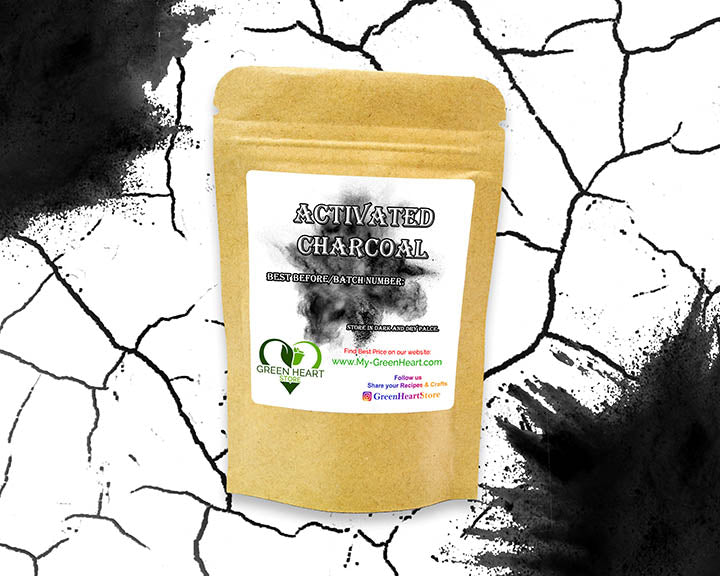 Active Charcoal Powder - Black Food Coloring Dye – GreenHeart Store