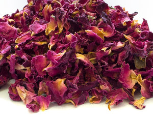 Edible Dried Flowers - Red Rose Petals- New Packaging with 25% more fl –  Secret Kiwi Kitchen